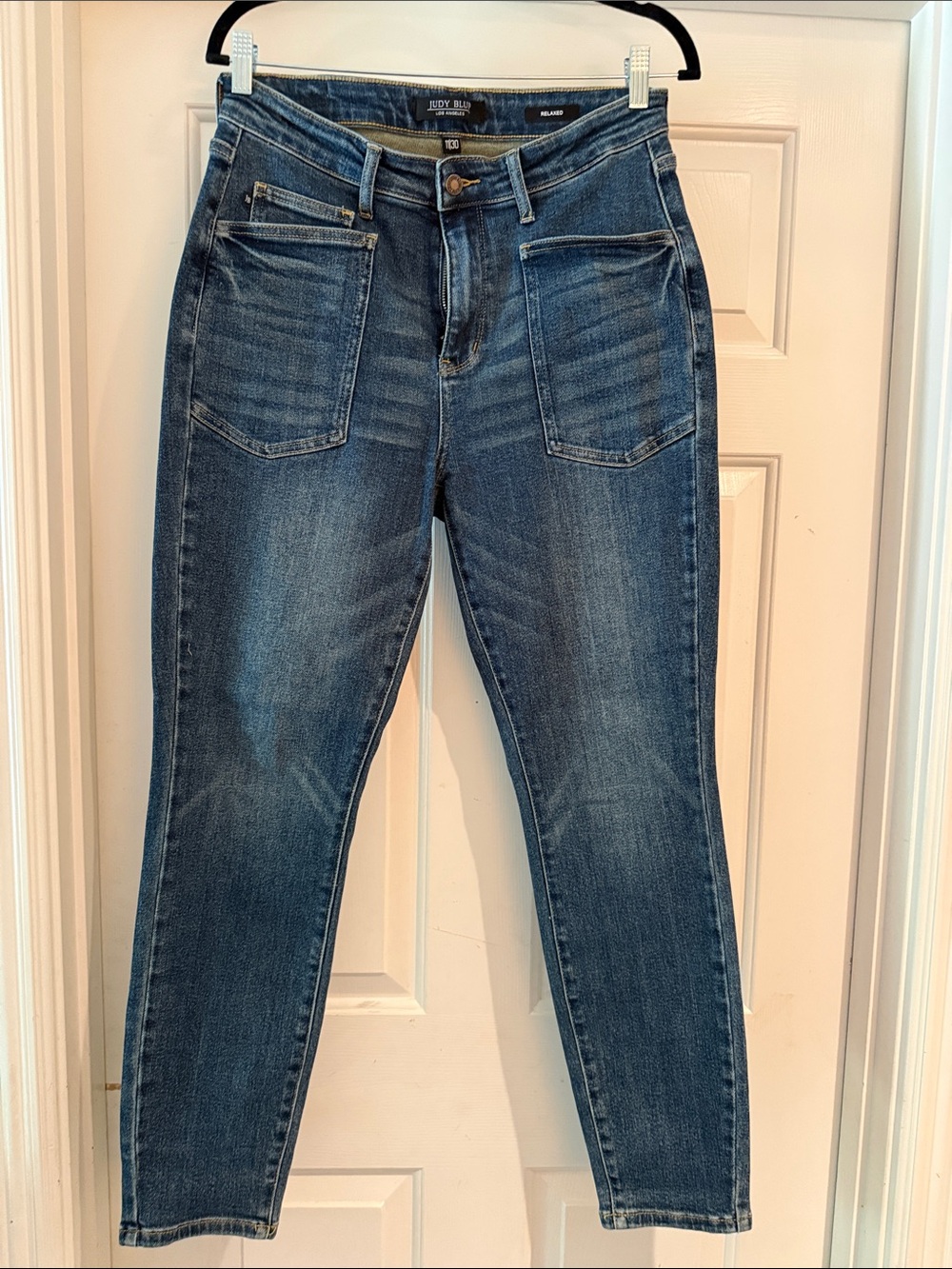Judy Blue Women's Relaxed Fit Jeans in Dark Blue Wash 11/30 like new